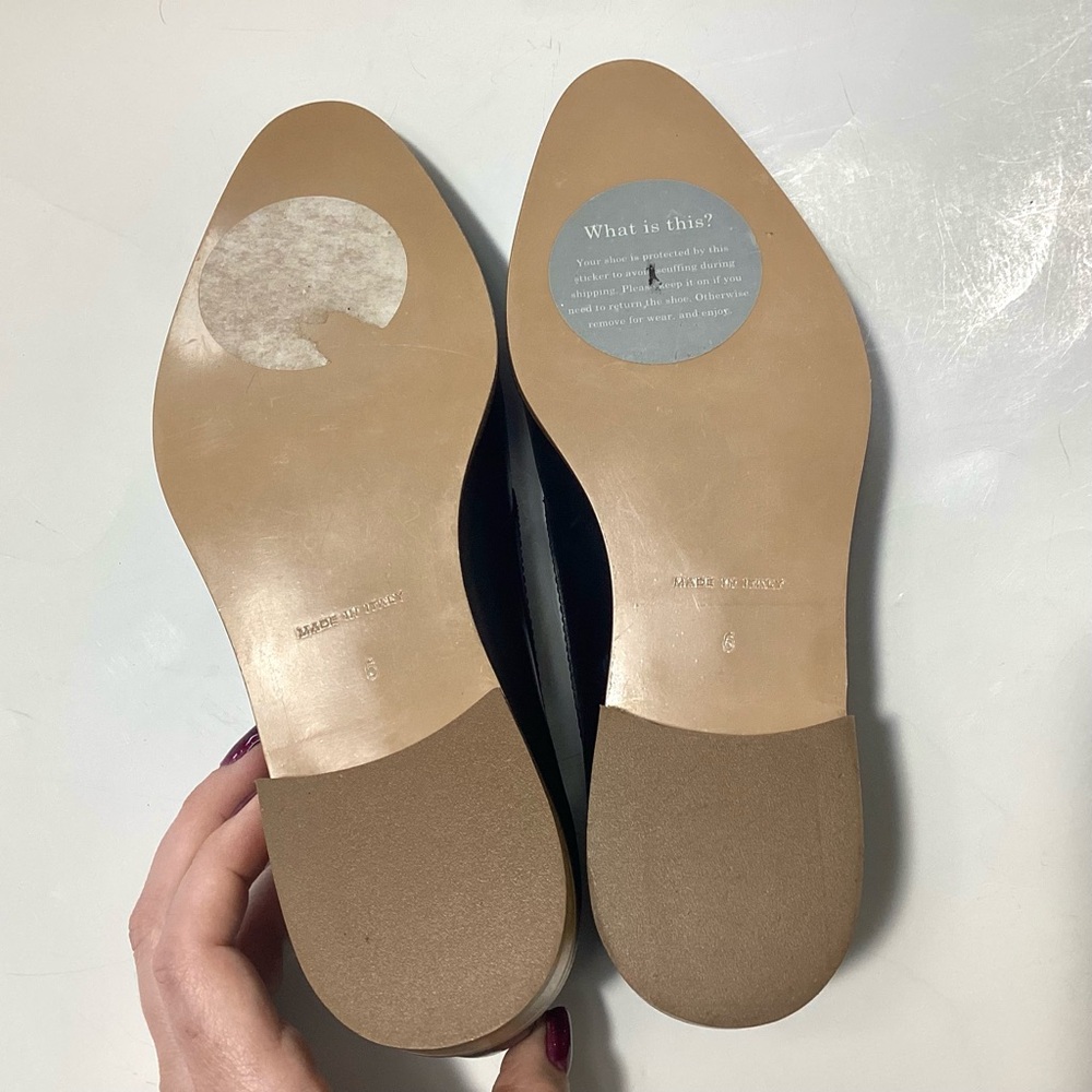 Everlane The Modern Loafer Black Leather Sz 6 - Picture 10 of 15